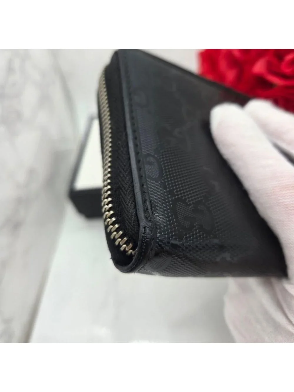Gucci Wallet GG Supreme Black